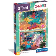 Disney Stitch 2x60-delni Supercolor puzzle - Clementoni