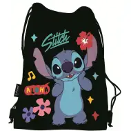 Disney Stitch črna Aloha telovadna vreča, športna vreča 34x43 cm