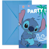Disney Stitch vabila za zabavo, komplet 6 kosov