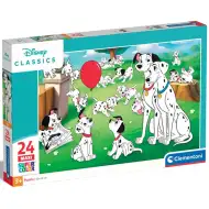 Disney+ klasike: 101 Dalmatinec 24-delna maxi supercolor sestavljanka - Clementoni