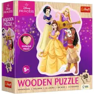 Disney princese 50-delni leseni puzzle - Trefl