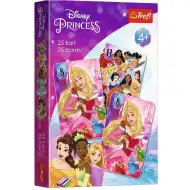 Disney+princeske Črni Peter 25 kart - Trefl