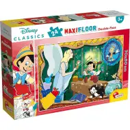 Disneyjev Pinocchio 2 v 1 maxi 24-delni puzzle in pobarvanka 70x50 cm - Lisciani