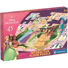 Disneyjeve princeske interaktivna 24-delna talna sestavljanka - Clementoni