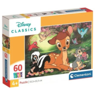 Disneyjevi klasiki Bambi Super Color sestavljanka iz 60 kosov - Clementoni