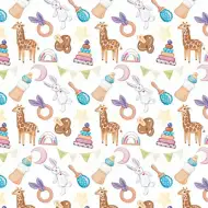 Dobrodošli! uniseks ovijalni papir za dojenčke 100x70 cm