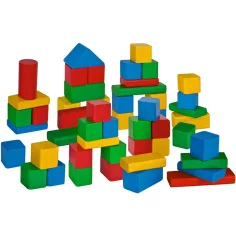 Eichhorn: Barvne lesene kocke, komplet 50 kosov - Simba Toys slika 2