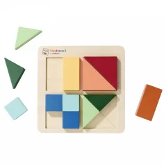 Eichhorn: Leseni Montessori sestavljanka barv in oblik – Logična igrača za majhne roke – Simba Toys slika 2