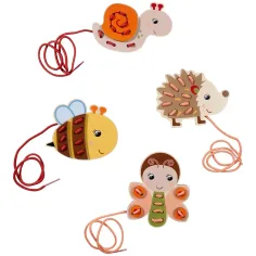Eichhorn: Živalska lesena igra z vezalkami - Simba Toys slika 2