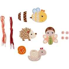 Eichhorn: Živalska lesena igra z vezalkami - Simba Toys slika 3
