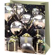 Ekskluzivna zabava balonov velika darilna vrečka 27x14x33cm