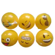 Emoji vzorčasta gumijasta žoga 23cm v več različicah