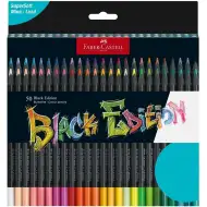 Faber-Castell: Black Edition komplet barvic, 50 kos