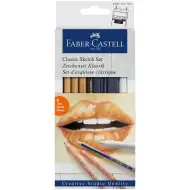 Faber-Castell: Monokromatski skicirni svinčnik set 8 kosov