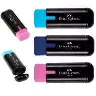 Faber-Castell: Trendovske barve, šilček z radirko, več vrst, 1 kos