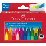 Faber-Castell: Trikotna Jumbo voščenka, set 24 kosov