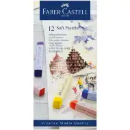 Faber-Castell: komplet suhih pastelných kred 12 kosov