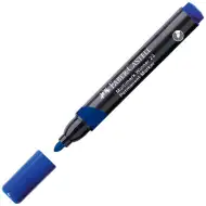 Faber-Castell: trajni marker moder alkoholni flomaster z zaobljeno konico