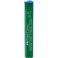 Faber-Castell: železni vložki, 12 kosov, 0,7 mm, 2B