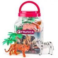 Faunica: Komplet divjih živali v vedru - Woodyland