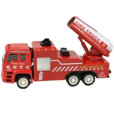 Fire Rescue Team: 4 kosi kovinski gasilski avto set. slika 5