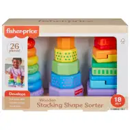 Fisher-Price Barvni sortirnik oblik in piramida za zlaganje - Mattel