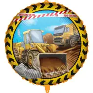 Folija balon z motivom delovnega stroja 46 cm