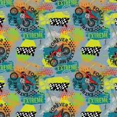 Forever Extreme motoristični darilni papir 100 x 70 cm