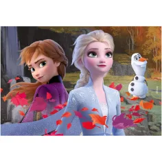 Frozen 2 2-v-1 24-delni puzzle in pobarvanka 50x35 cm – Lisciani slika 2