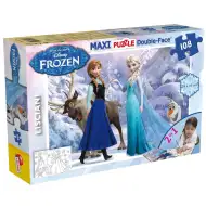 Frozen 2 v 1, 108-delni puzzle in pobarvanka 70x50 cm - Lisciani