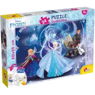 Frozen 2 v 1, 24-delni puzzle in pobarvanka 50x35 cm – Lisciani