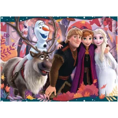 Frozen 2 v 1, 48-delni puzzle in pobarvanka 35x25 cm – Lisciani slika 2