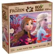 Frozen 2 v 1, 60-delni Eco puzzle in pobarvanka 70x50 cm – Lisciani