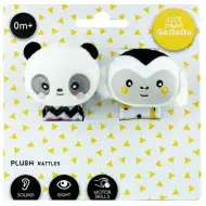 GaGaGu: Dvojni komplet ropotuljic - Opica in Panda