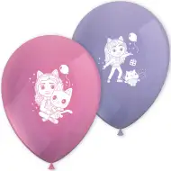 Gabi hiša za dojenčke vzorčasti lateks baloni, komplet 8 kosov