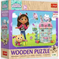 Gabi hišica za dojenčke 24-delna lesena sestavljanka - Trefl