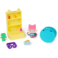 Gabi hiška za dojenčke: Bubble Kitty rumeno pohištvo s presenečenji dodatki - Spin Master slika 2