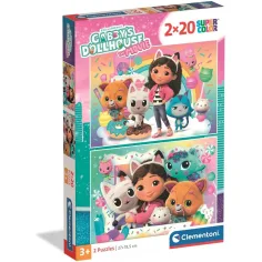 Gabijeva hišica za punčke 2x20-delna Supercolor sestavljanka - Clementoni