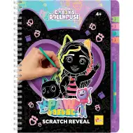 Gabinina hišica Pawtastic ustvarjalni komplet s strgalom, 44 strani – Lisciani