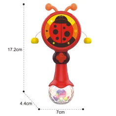 Glasbeni svet: Pikapolonica boben z žogicami 17cm slika 2