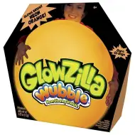Glowzilla Wubble svetleča mehurčkasta žoga v neonsko oranžni barvi, 75 cm