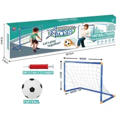GoalBuddies: Nogometni Gol Set z Žogo in Črpalko 60x41x30cm slika 3