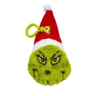 Grinch plišasti obesek za ključe s božičkovo kapo, velikost 8 cm