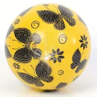 Gumijasta žoga z motivom metuljev in cvetja, premer 23 cm, v več različicah, 1 kos