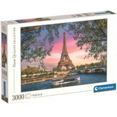 HQC Eifflov stolp, Pariz, 3000-delna sestavljanka - Clementoni