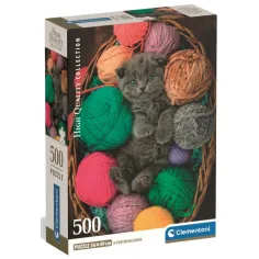 HQC Fluffy Kitten 500-delna sestavljanka - Clementoni