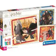 Harry Potter 3x48-delna Supercolor sestavljanka - Clementoni
