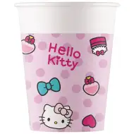 Hello Kitty 8-delni komplet papirnatih kozarcev 200ml