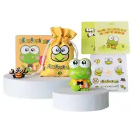 Hello Kitty: Keroppi figura v škatli z dodatki 6 cm