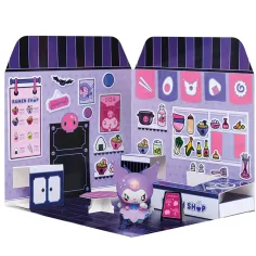 Hello Kitty: Kuromi Ramen Shop figura s prilepljeno hišico - Comansi slika 3